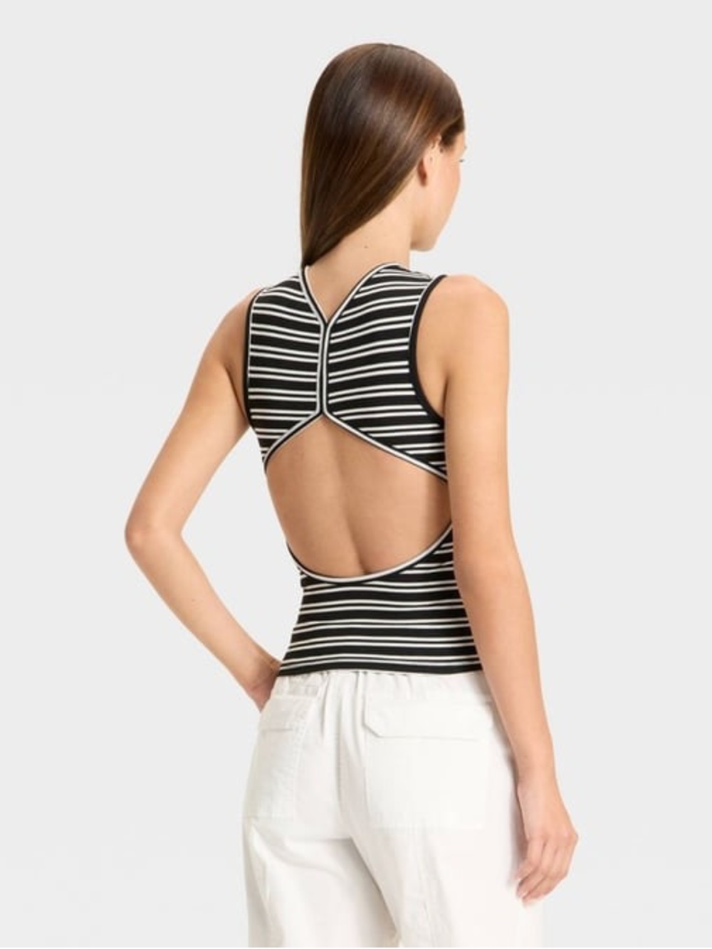 Wild Fable Women's Open Back Ribbed Tank Top - Picture 4 of 10